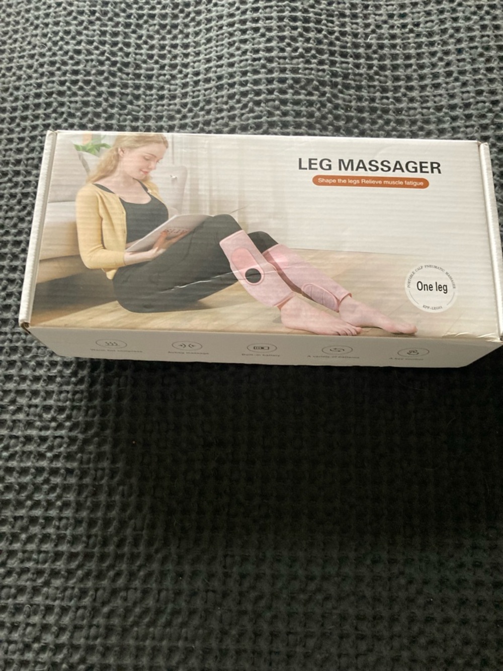 Leg Massager - Pink One-Leg Compression Sleeve